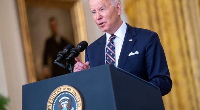 Joe Biden a condamnat „invazia” Ucrainei si a anuntat sanctiuni impotriva Rusiei in ton cu Europa